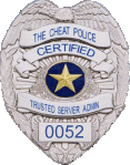 Cheat Police TSA Badge #0052