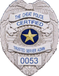 Cheat Police TSA Badge #0053