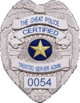 Cheat Police TSA Badge #0054