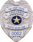 Cheat Police TSA Badge #0062