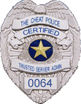 Cheat Police TSA Badge #0064