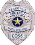 Cheat Police TSA Badge #0065