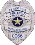 Cheat Police TSA Badge #0066
