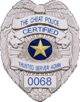 Cheat Police TSA Badge #0068