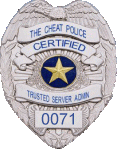 Cheat Police TSA Badge #0071