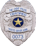 Cheat Police TSA Badge #0073