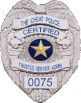 Cheat Police TSA Badge #0075