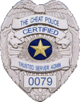 Cheat Police TSA Badge #0079