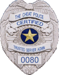 Cheat Police TSA Badge #0080