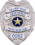 Cheat Police TSA Badge #0082