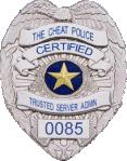 Cheat Police TSA Badge #0085