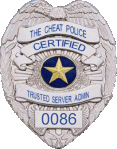 Cheat Police TSA Badge #0086
