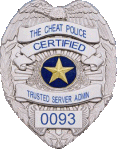 Cheat Police TSA Badge #0093