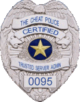 Cheat Police TSA Badge #0095