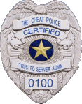 Cheat Police TSA Badge #0100